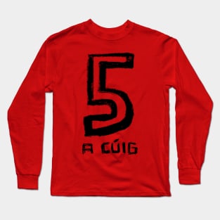 Number 5, Gaelic Irish Five Long Sleeve T-Shirt